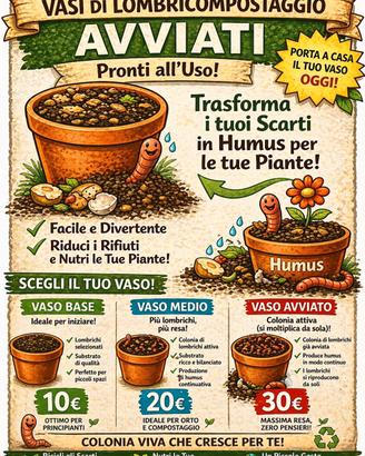 lombrichi . lettiera gia avviata 