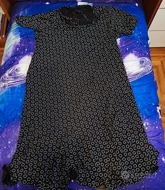 Vestito OVS da donna nero a pois mis. XXL Usato