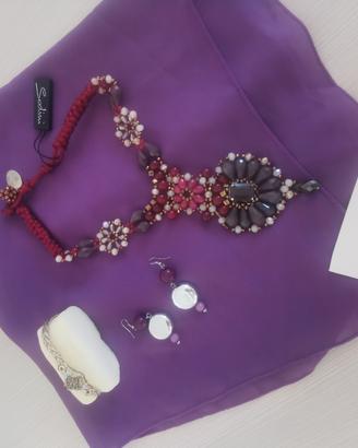 parure collana, orecchini, bracciale 