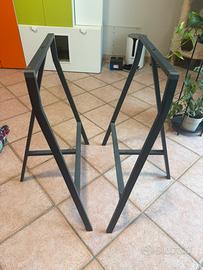 cavalletti ikea Vika lurberg gambe scrivania