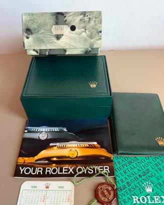 GMT 16760 Rolex set Eng 1986 ref. Box 67.00.08