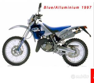 Adesivi originali Aprilia RX 1997 Blue/alluminium 