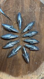 Piombi da pesca surf casting Tommy 10 X 90gr