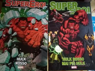 SuperEroi 2 albi HULK ROSSO 