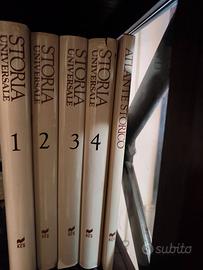 4 vol + Atlante  Storia universale RCS