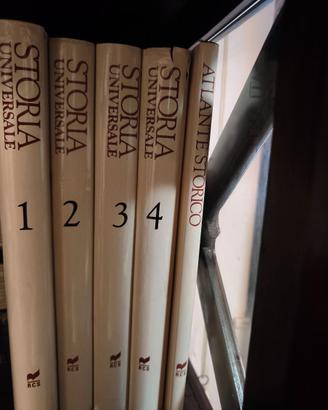 4 vol + Atlante  Storia universale RCS
