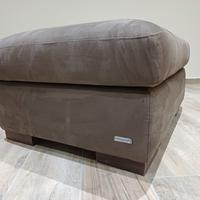 Pouf rettangolare in microfibra