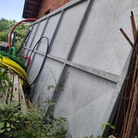 Portone cancello scorrevole acciaio zincato 6x2mt