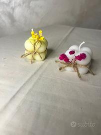 Candele segnaposto profumate