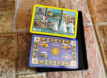 Carte da gioco da Malta con cofanetto