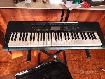 Tastiera Casio CTK-3200 con custodia e supporto