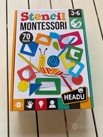Gioco Stencil Montessori Headu