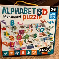 Alphabet puzzle 3 D