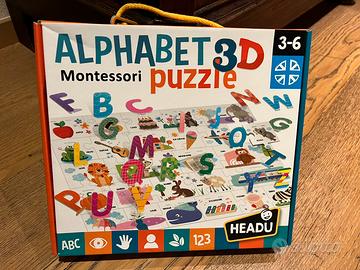Alphabet puzzle 3 D