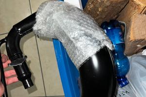 Marmitta motard 50 motore AM6 vent HM ecc Nuova