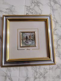Quadro in argento 925%