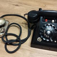 Telefono nero vintage Sip Fatme/Siemens rete fissa