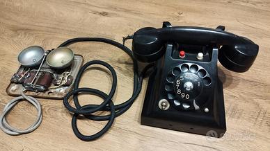 Telefono nero vintage Sip Fatme/Siemens rete fissa