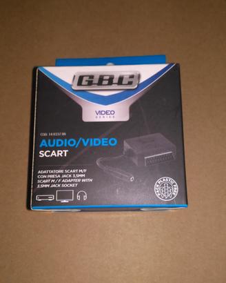 adattatore audio scart m/f con uscita jach