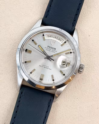Tudor Prince DateDay 38mm, fondello e corona Rolex