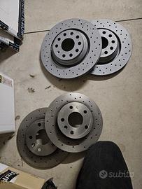 Kit Dischi Freno Forati NUOVI 312mm + 272mm (5x11