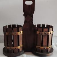 FIORIERA IN LEGNO  VASO PORTA FIORI