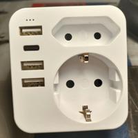 Adattatore 6 in uno prese italiane/americane