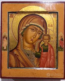 Icona Russa, madonna di Kazan.