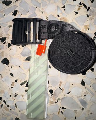 OFF-WHITE Industrial black Belt- original