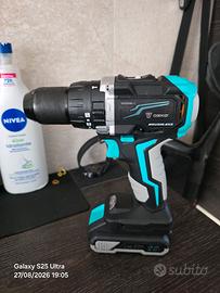 Trapano brushless Deko con batteria da 2,0 Ah 