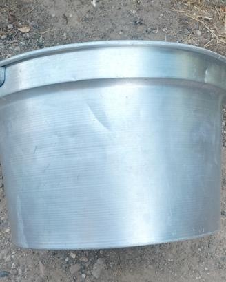 pentolone alluminio cm 67 con coperchio 