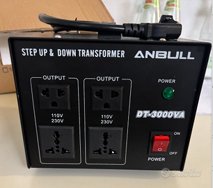 Anbull Convertitore di tensione DT - 3000 VA Trasf