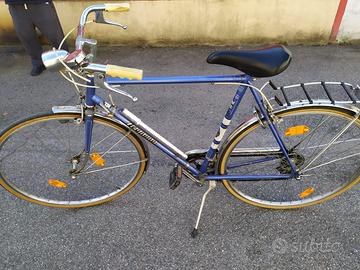 Bici da uomo color blu elettrico