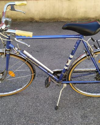 Bici da uomo color blu elettrico