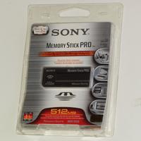 SD Card Sony Memory Stick Pro 512 Mb nuova