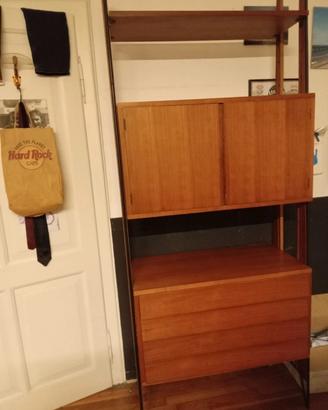 libreria in teak vintage 