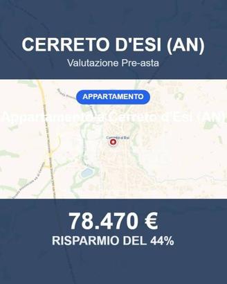 Immobile in asta di 142 m² con box auto a Cerreto 