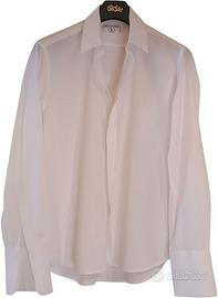 Camicia da uomo in cotone bianco. Valentino