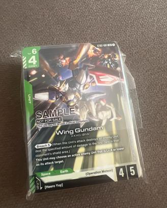 Mazzo Wing Gundam - Gindam Card Game
