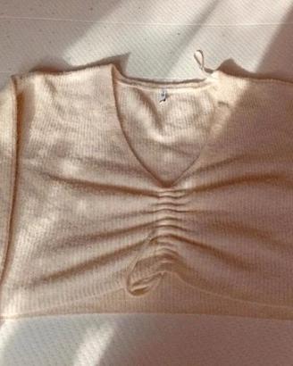 maglioncino corto da donna 