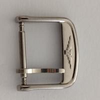 Fibbia Longines originale acciaio 14 mm