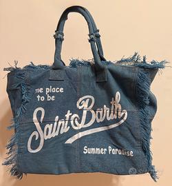 Borsa MC2 Saint Barth denim