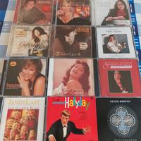 Lotto 12 cd di cui 1 doppio.  Dalida, James Last..