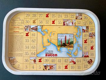 Vassoio Rabarbaro Zucca con gioco dell’oca