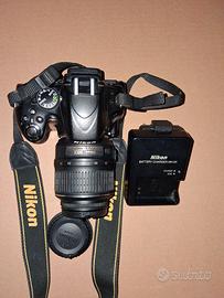 Fotocamera Raflex Nikon d5100 e obiettivo 18-55 mm