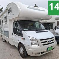 CAMPER RIMOR FORD MANSARDATO 7 POSTI DOPPIA DINETT