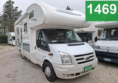 CAMPER RIMOR FORD MANSARDATO 7 POSTI DOPPIA DINETT