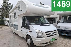 CAMPER RIMOR FORD MANSARDATO 7 POSTI DOPPIA DINETT