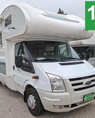 CAMPER RIMOR FORD MANSARDATO 7 POSTI DOPPIA DINETT
