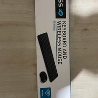 tastiera e mouse senza filo